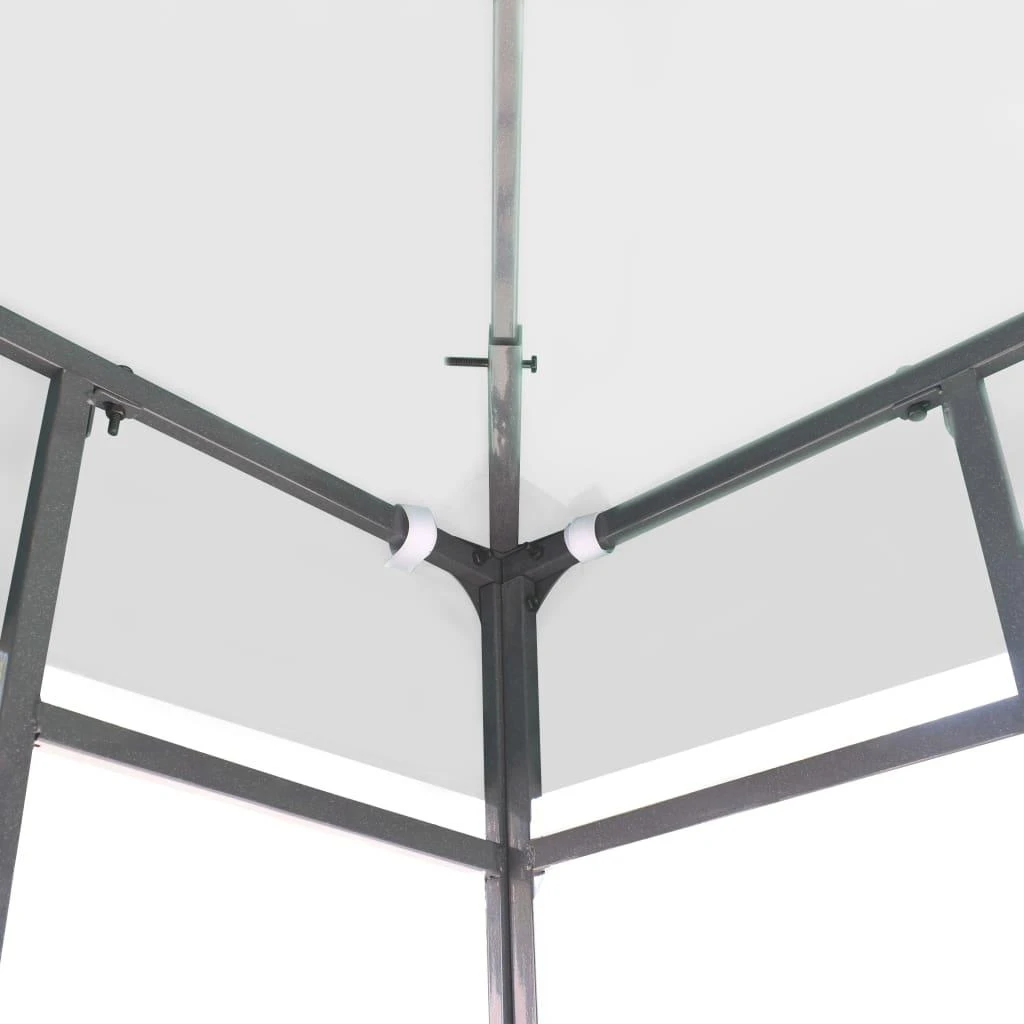 Viršutinis pavėsinės uždangalas, 310 g/m², 3x3m, baltas