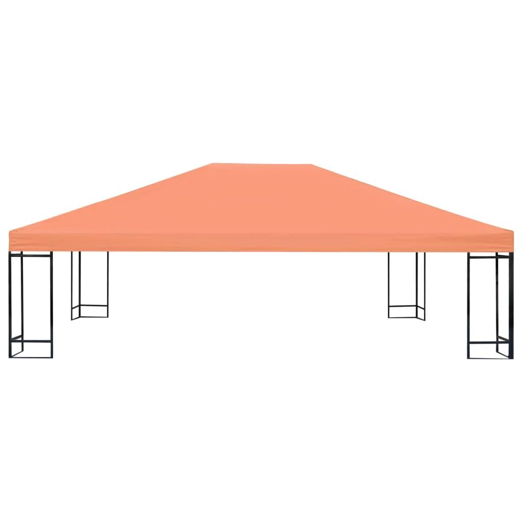 Viršutinis pavėsinės uždangalas, oranžinis, 310 g/m², 4x3m