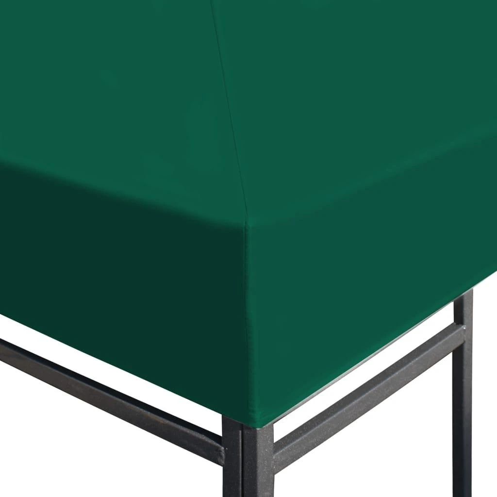 Viršutinis pavėsinės uždangalas, žalias, 310 g/m², 4x3m