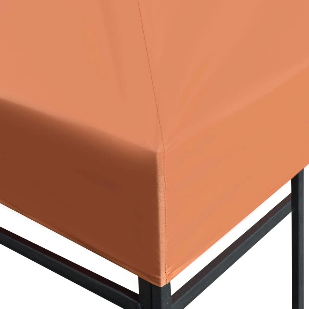 Viršutinis pavėsinės uždangalas, oranžinis, 310 g/m², 4x3m