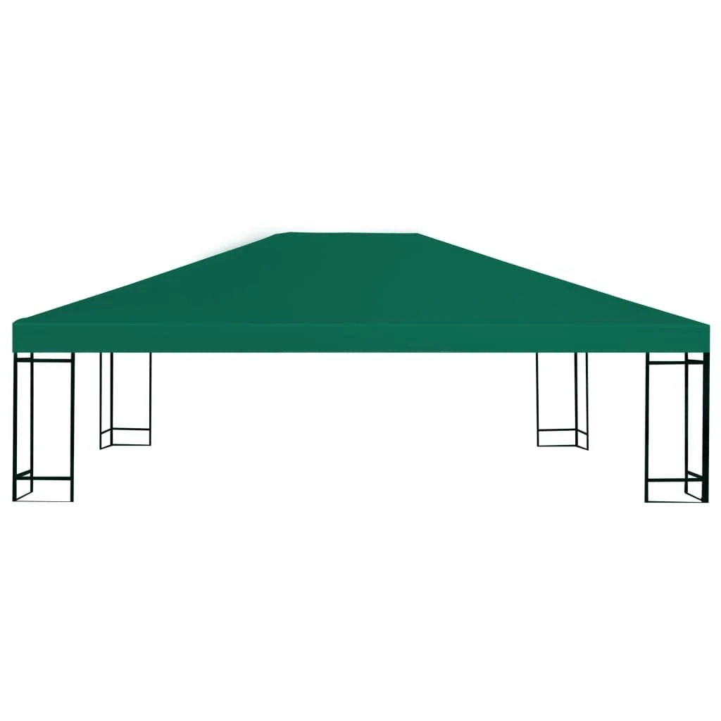 Viršutinis pavėsinės uždangalas, žalias, 310 g/m², 4x3m