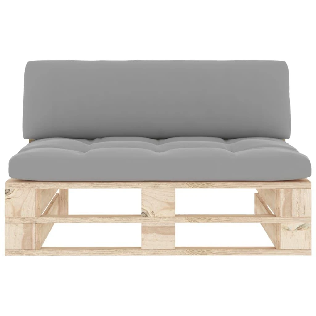 Sofa Vidurinė sodo sofos dalis iš palečių, impregnuota pušis