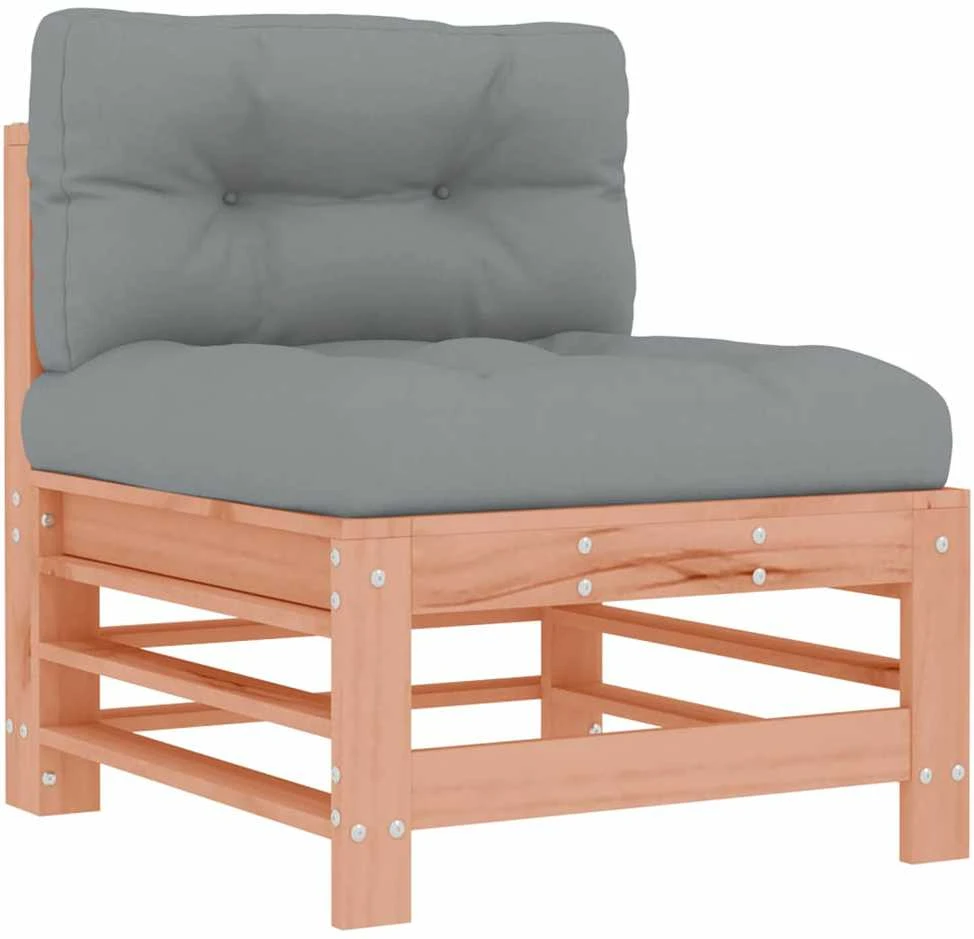 Vidurinės sofos dalys su pagalvėlėmis, 2vnt., douglas eglė
