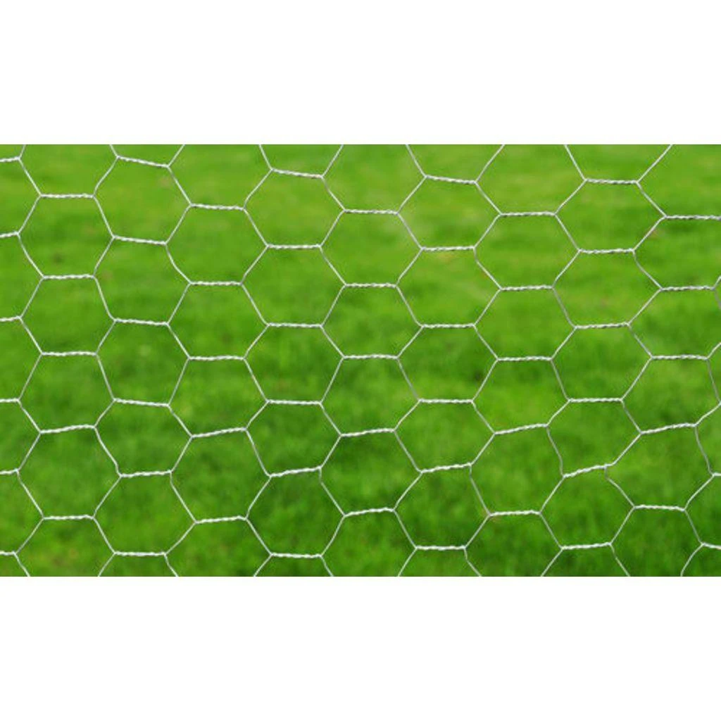 Vielinis tinklas viščiukams, sidabrinis, 25x1m, plienas