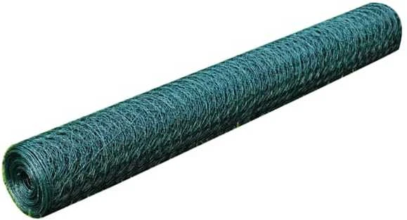 Vielos tinklas, žalias, 25x0,5m, dengtas PVC danga
