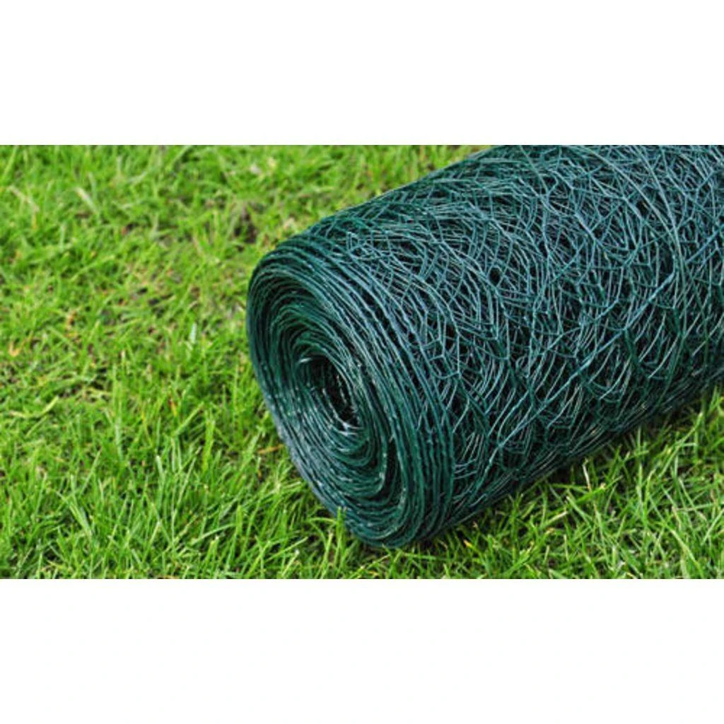 Vielos tinklas, žalias, 25x0,75m, dengtas PVC danga