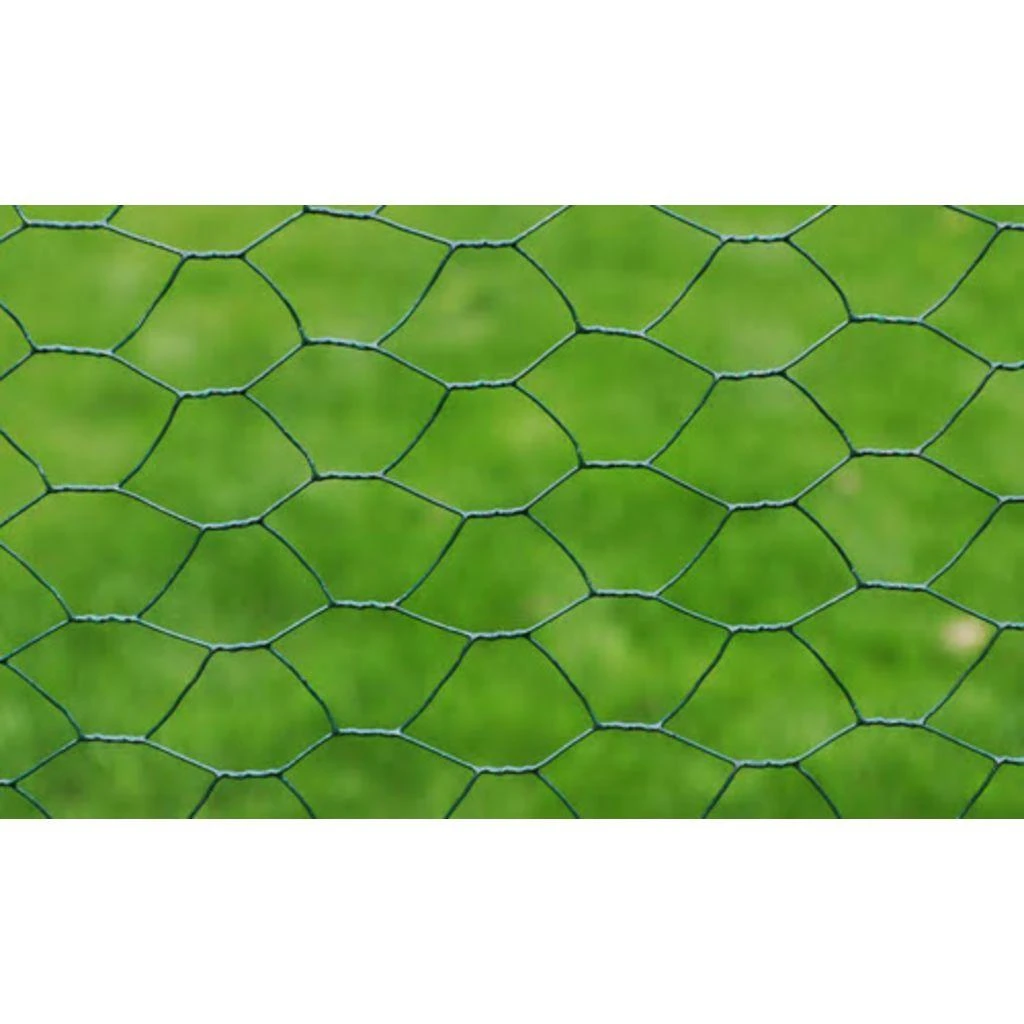 Vielos tinklas, žalias, 25x1m, dengtas PVC danga