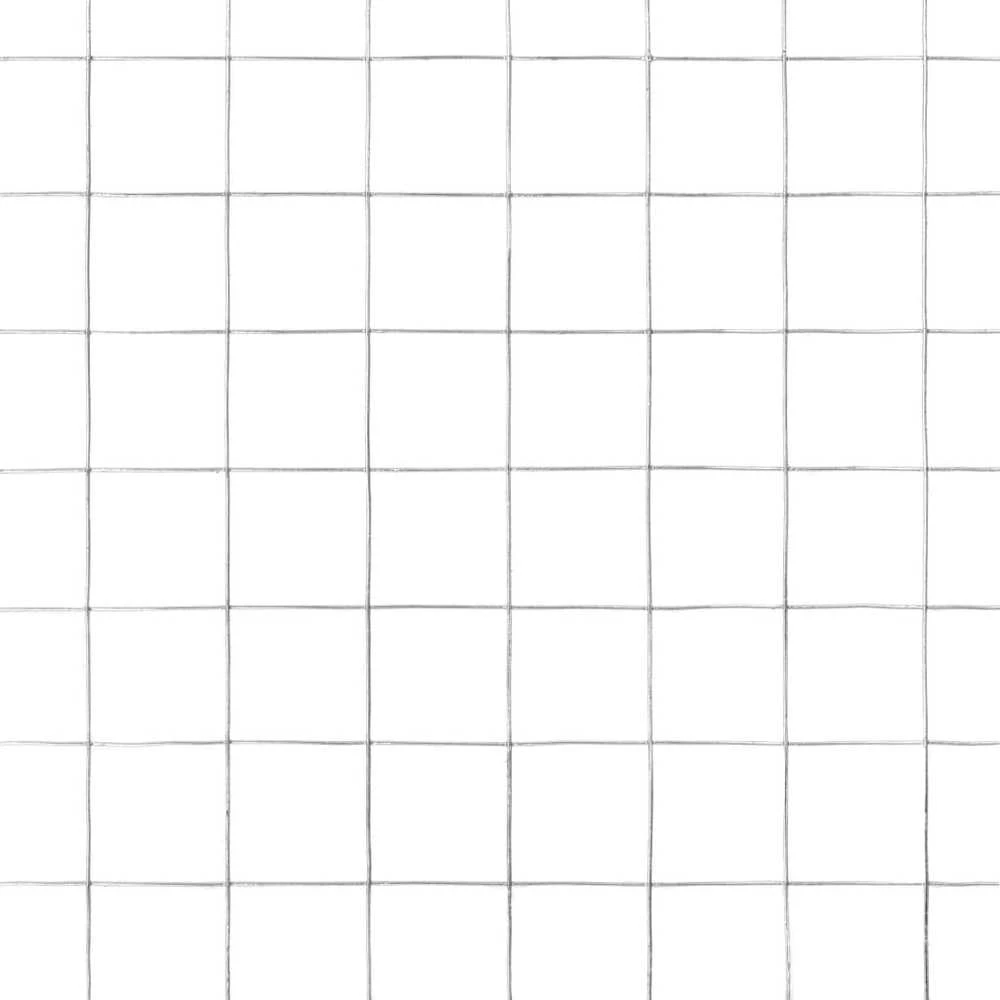 Vielinis tinklas viščiukams, sidabrinis, 10x1,5m, plienas