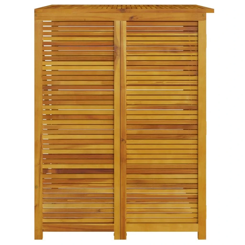 Vienvietė šiukšlių konteinerio stoginė, 70x89x117cm, akacija