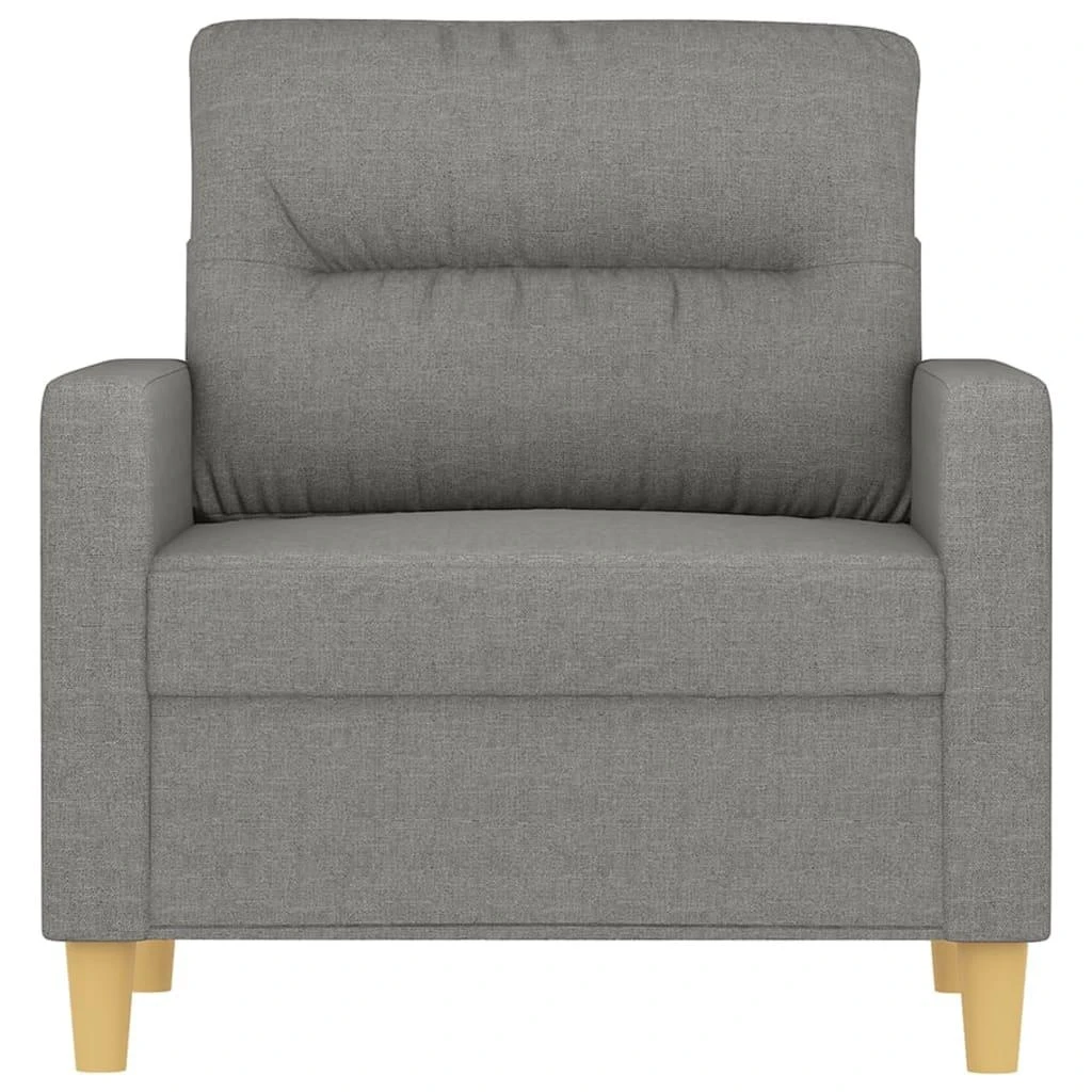 Sofa Krėslas, tamsiai pilkos spalvos, 60cm, audinys