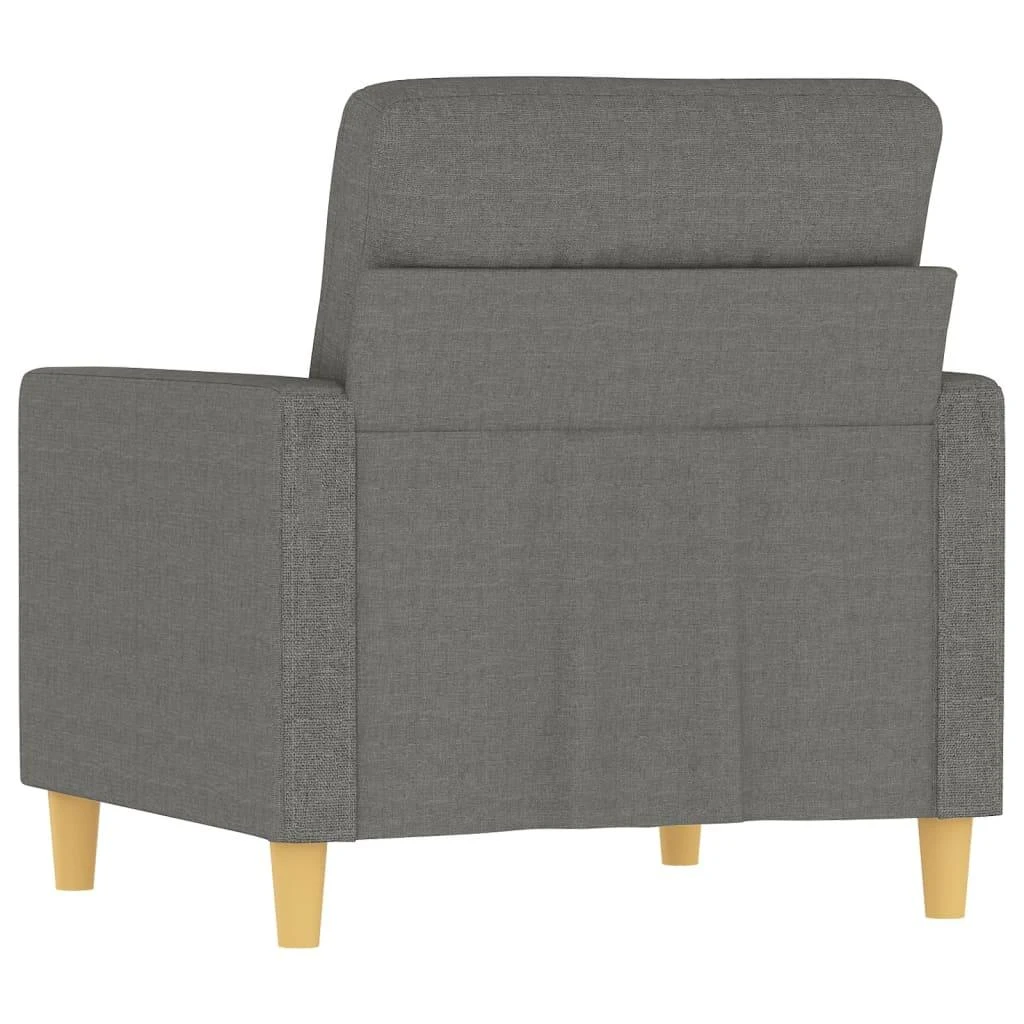 Sofa Krėslas, tamsiai pilkos spalvos, 60cm, audinys