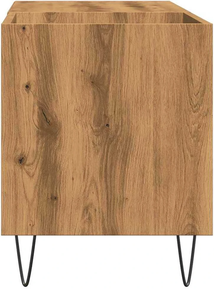 Vinilinių plokštelių spintelė, artisano, 84,5x38x48cm, mediena