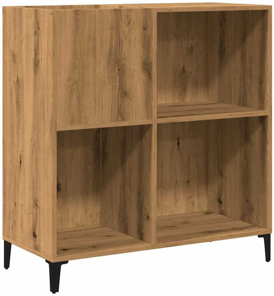 Vinilinių plokštelių spintelė, artisano, 84,5x38x89cm, mediena
