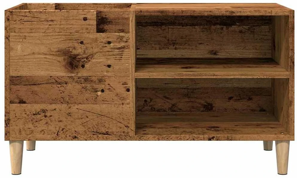 Vinilinių plokštelių spintelė, artisano, 84,5x38x48cm, mediena