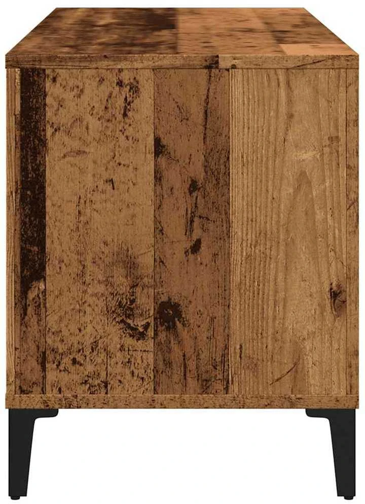 Vinilinių plokštelių spintelė, medienos, 100x38x48cm, mediena