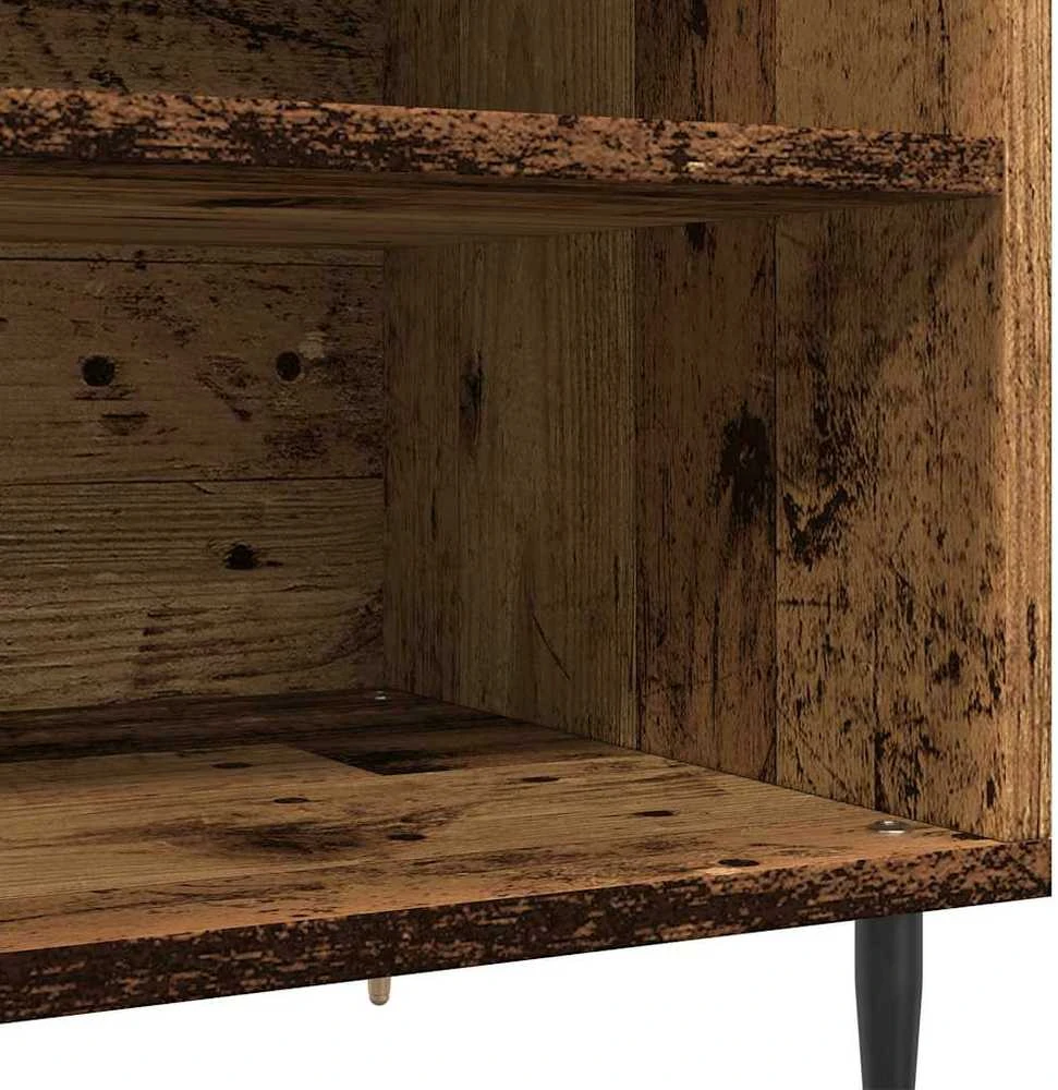 Vinilinių plokštelių spintelė, medienos, 84,5x38x48cm, mediena