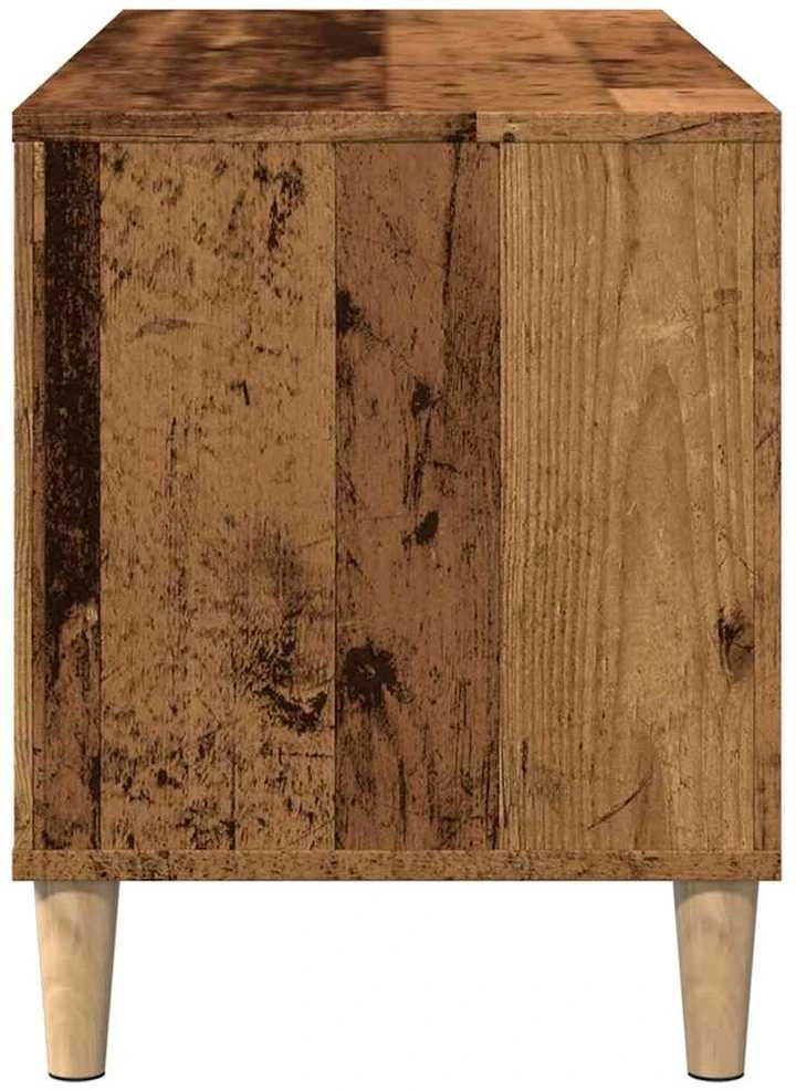 Vinilinių plokštelių spintelė, medienos, 100x38x48cm, mediena
