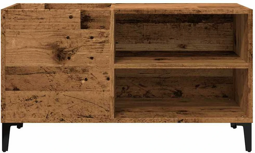 Vinilinių plokštelių spintelė, medienos, 84,5x38x48cm, mediena