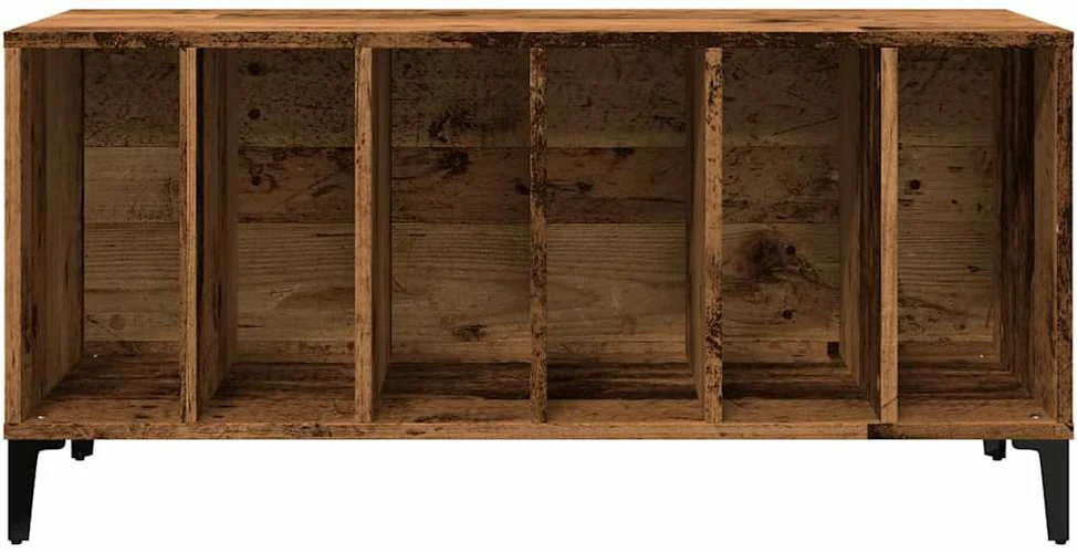 Vinilinių plokštelių spintelė, medienos, 100x38x48cm, mediena