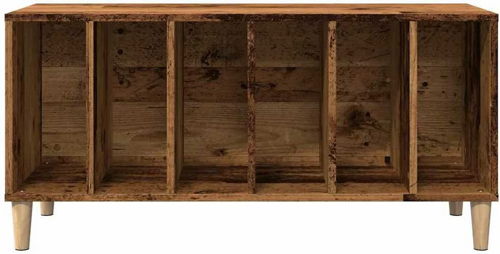 Vinilinių plokštelių spintelė, medienos, 100x38x48cm, mediena