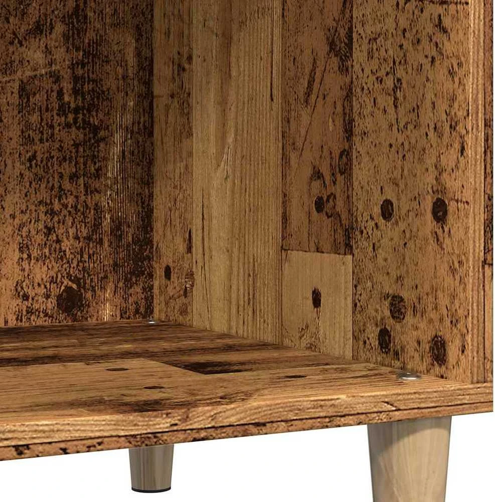 Vinilinių plokštelių spintelė, medienos, 84,5x38x89cm, mediena