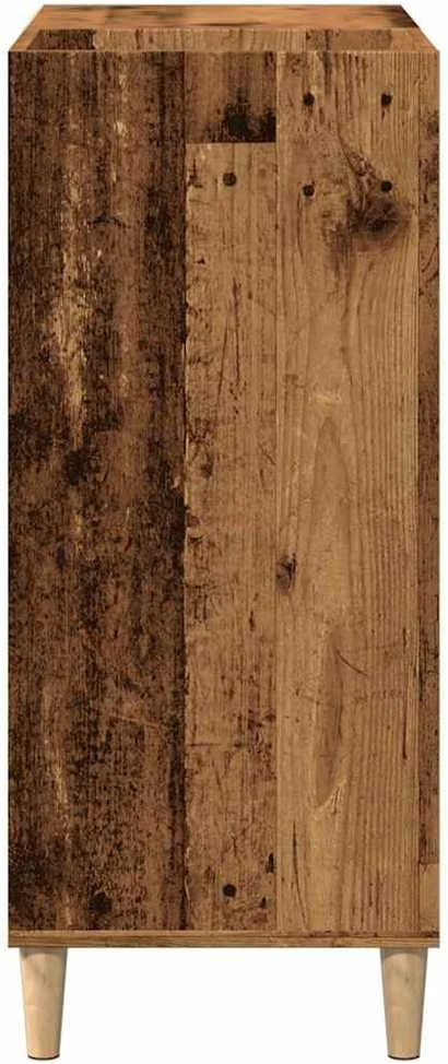 Vinilinių plokštelių spintelė, medienos, 84,5x38x89cm, mediena