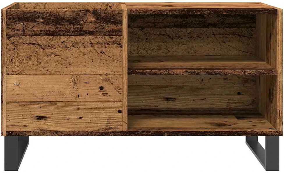 Vinilinių plokštelių spintelė, medienos, 84,5x38x48cm, mediena