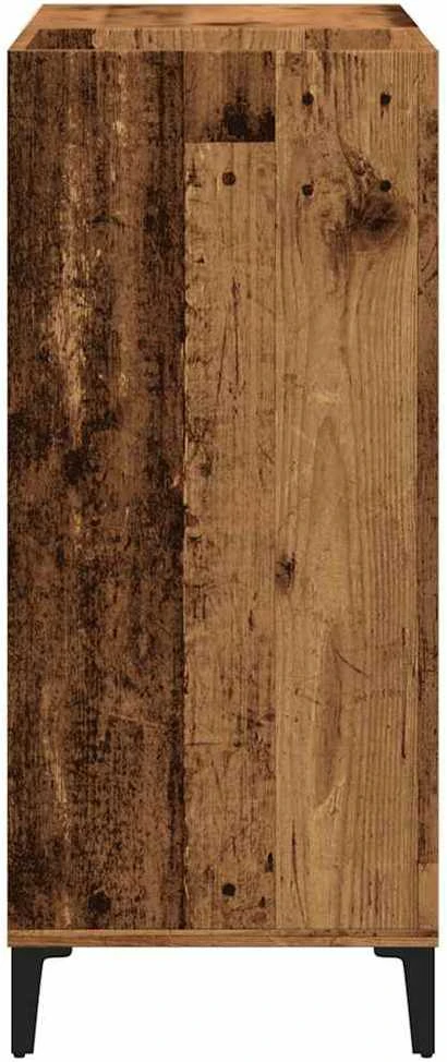 Vinilinių plokštelių spintelė, medienos, 84,5x38x89cm, mediena