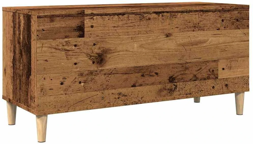 Vinilinių plokštelių spintelė, medienos, 100x38x48cm, mediena