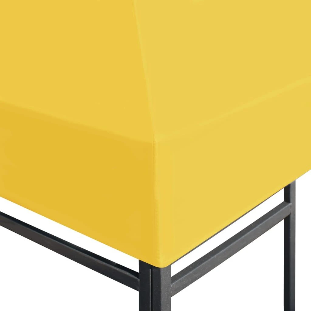 Viršutinis pavėsinės uždangalas, geltonas, 4x3m, 270 g/m²