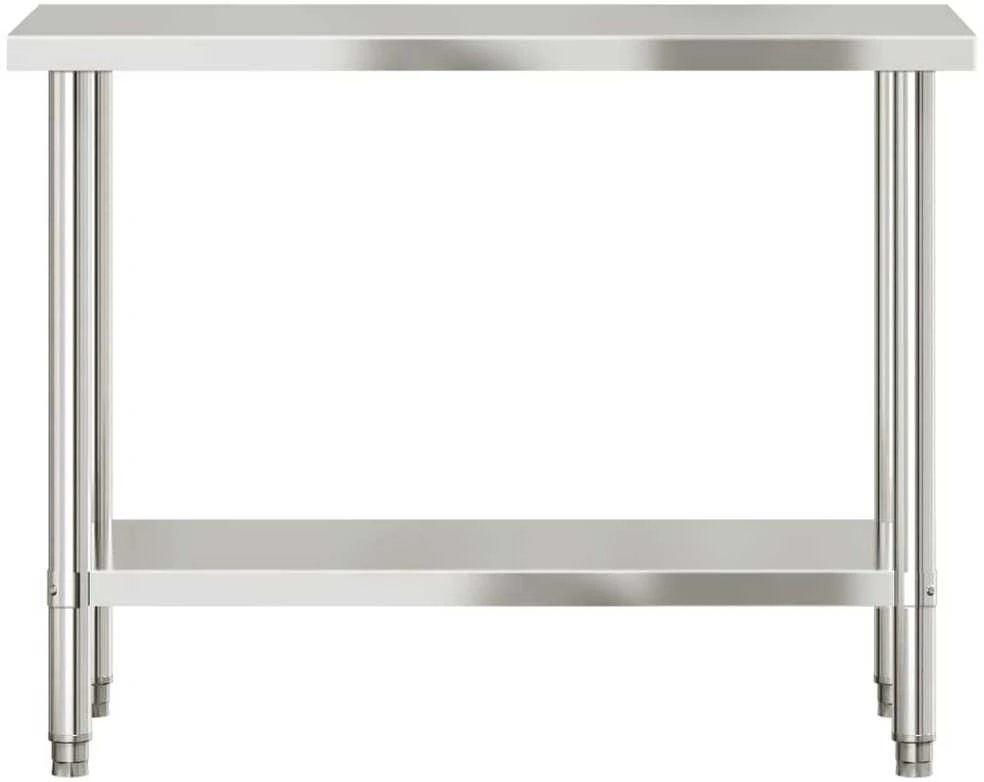 Virtuvės darbastalis, 110x55x85cm, nerūdijantis plienas