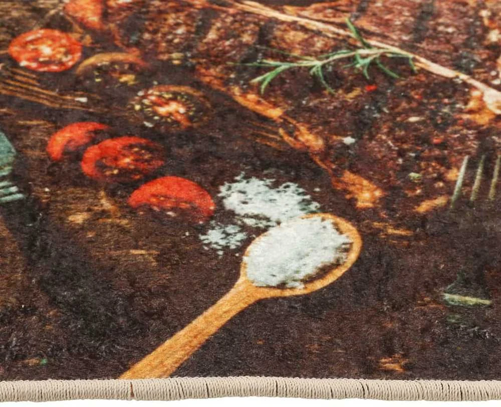 Virtuvės kilimas, įvairių spalvų, 60x180cm, plaunamas