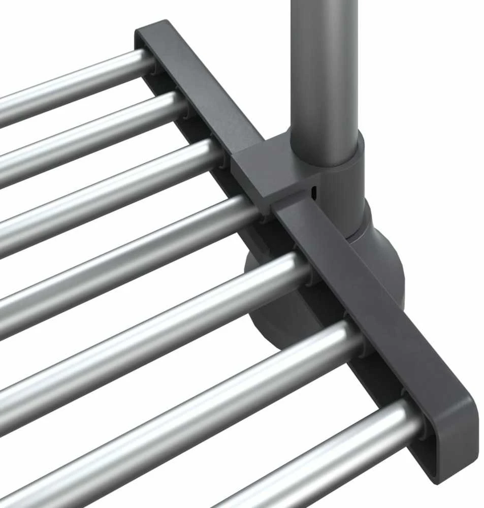 Virtuvės lentyna, 50x25x(50–70)cm, aliuminis