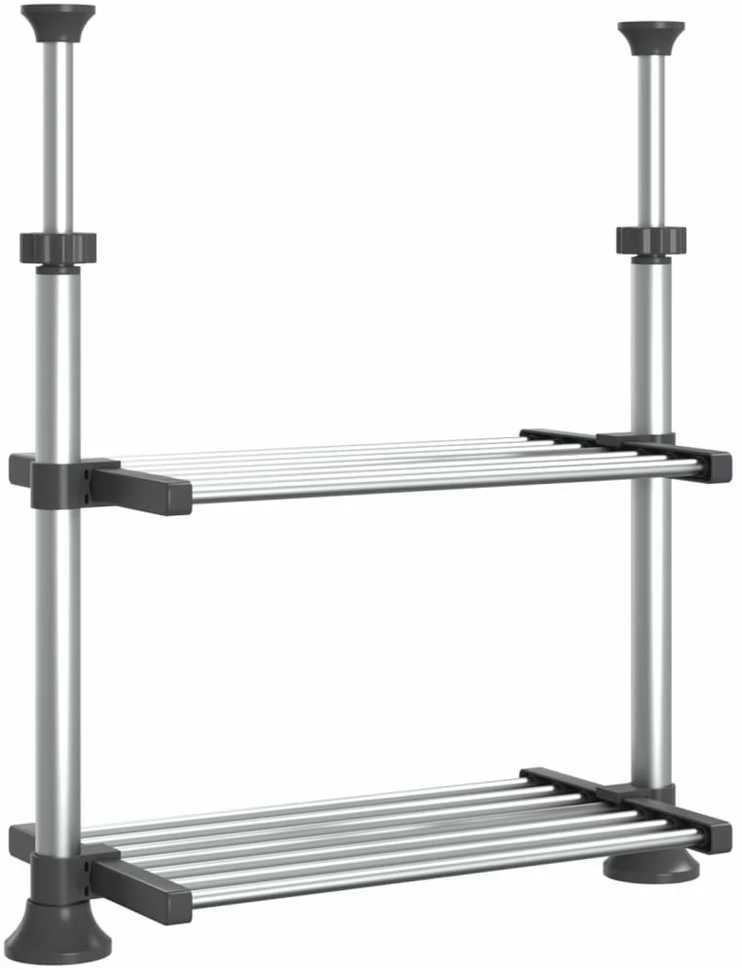 Virtuvės lentyna, 50x25x(50–70)cm, aliuminis
