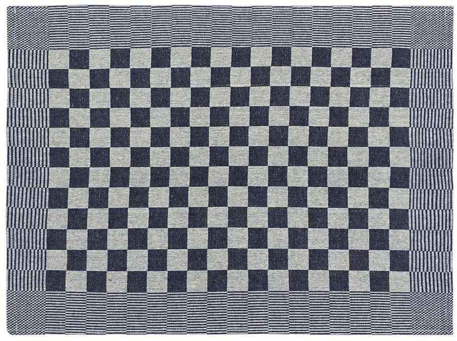 Rankšluostis Virtuvės rankšluosčiai, 50vnt., mėlyni/balti, 50x70cm, medvilnė