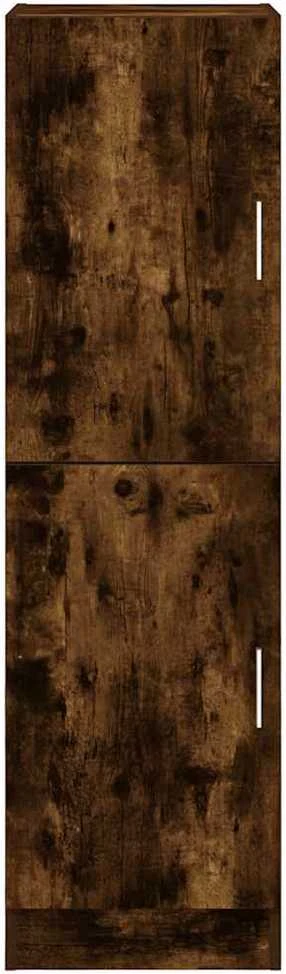 Virtuvės spintelė, dūminio ąžuolo, 38x41,5x131,5cm, mediena