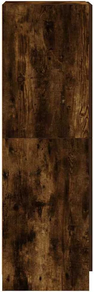 Virtuvės spintelė, dūminio ąžuolo, 38x41,5x131,5cm, mediena