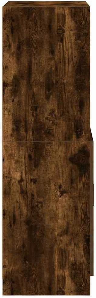 Virtuvės spintelė, dūminio ąžuolo, 57x41,5x131,5cm, mediena