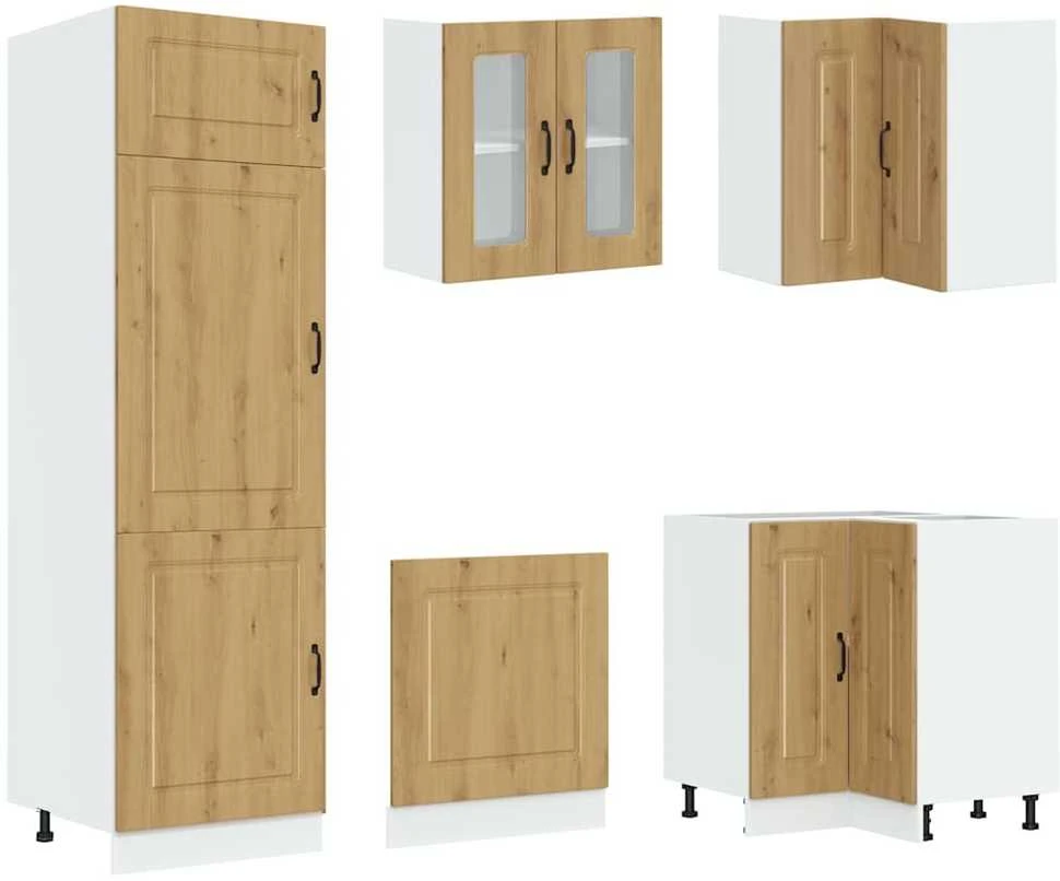 Virtuvinių spintelių komplektas, 14 dalių, Kalmar, artisano