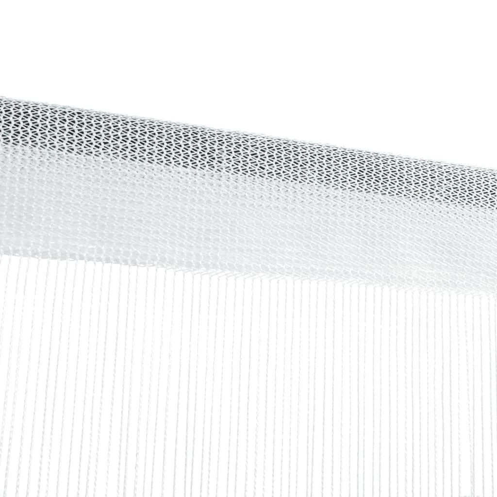 Virvelinės užuolaidos, 2vnt., 100x250cm, baltos spalvos