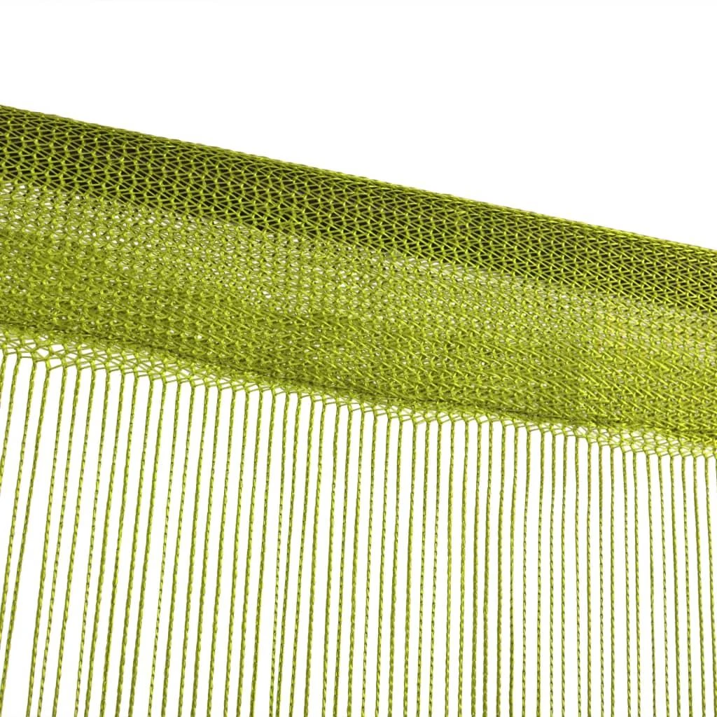 Virvelinės užuolaidos, 2vnt., 100x250cm, žalios spalvos