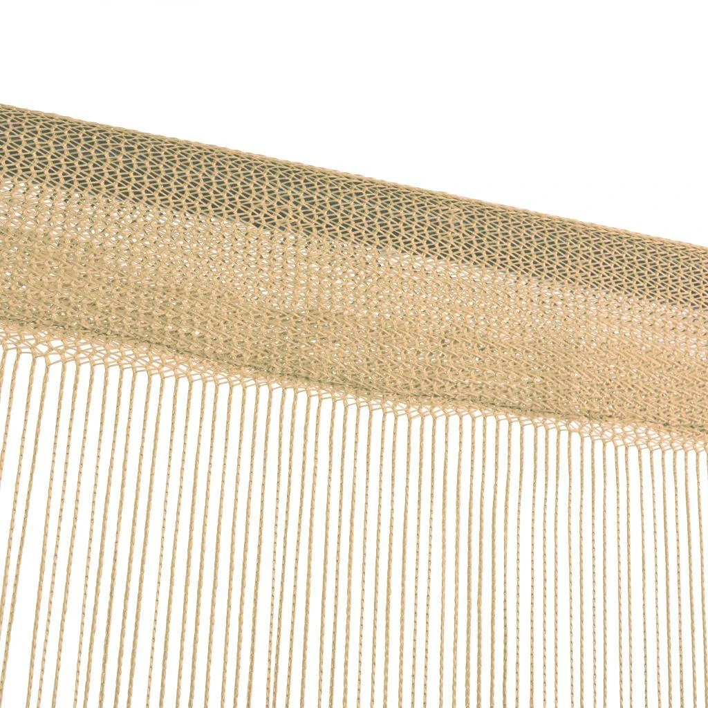 Virvelinės užuolaidos, 2vnt., 140x250cm, smėlio spalvos