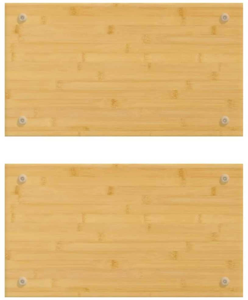 Viryklės dangčiai, 2vnt., 50x28x1,5cm, bambukas