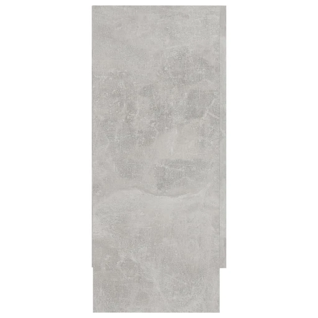 Vitrininė spintelė, pilka, 120x30,5x70cm, apdirbta mediena