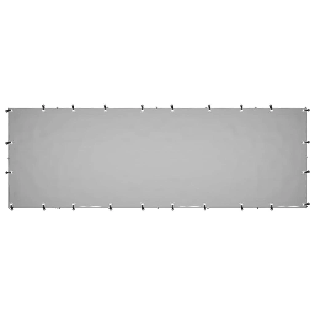 Voljeras šunims, sidabrinės spalvos, 330x110x110cm, plienas