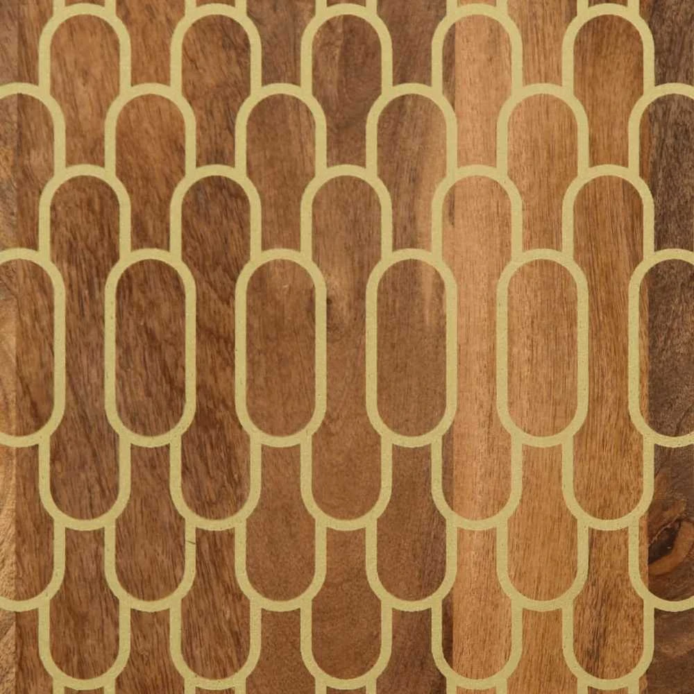 Vonios kambario spintelė, 38x33x160cm, mango medienos masyvas
