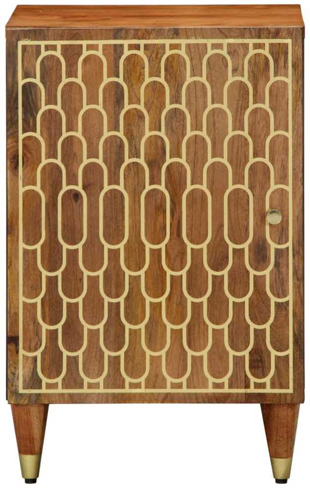 Vonios kambario spintelė, 38x33x58cm, mango medienos masyvas