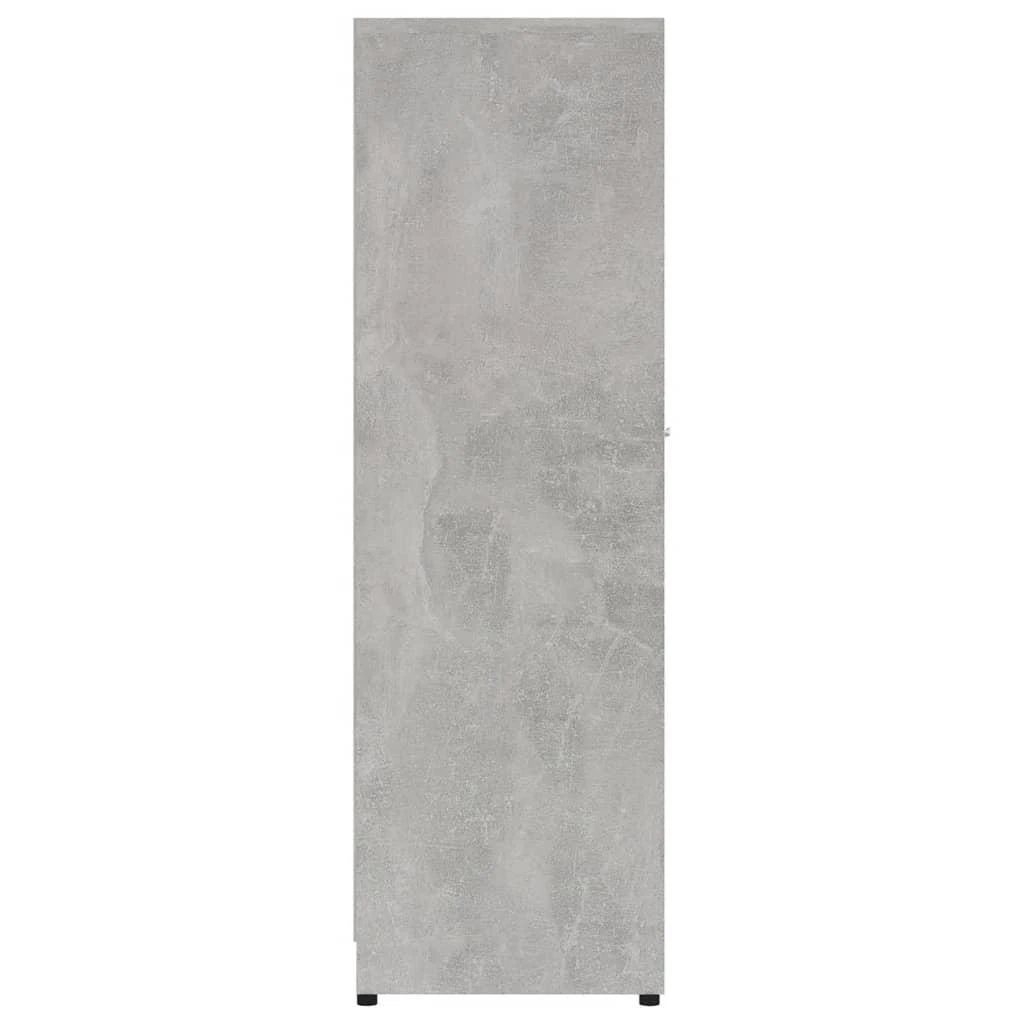 Vonios kambario spintelė, betono, 30x30x95cm, apdirbta mediena
