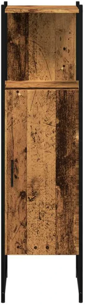Vonios kambario spintelė, medienos, 33x33x120,5cm, mediena