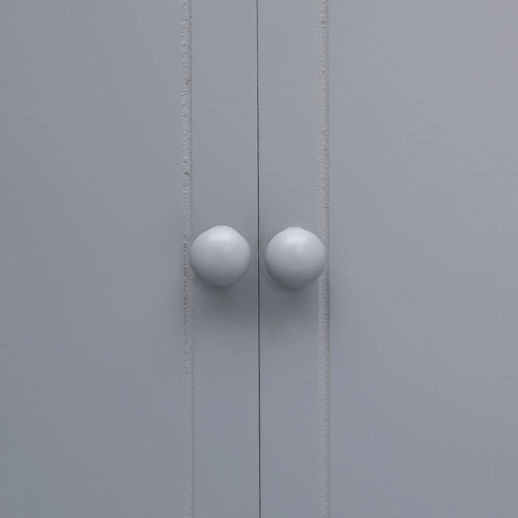 Vonios spintelė, pilka, 46x24x116cm, paulovnijos mediena